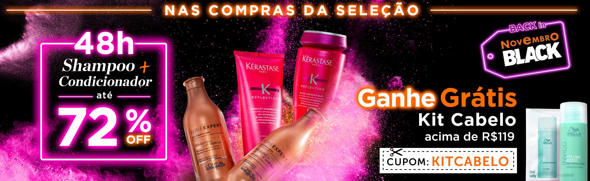 Black Friday ganhe kit