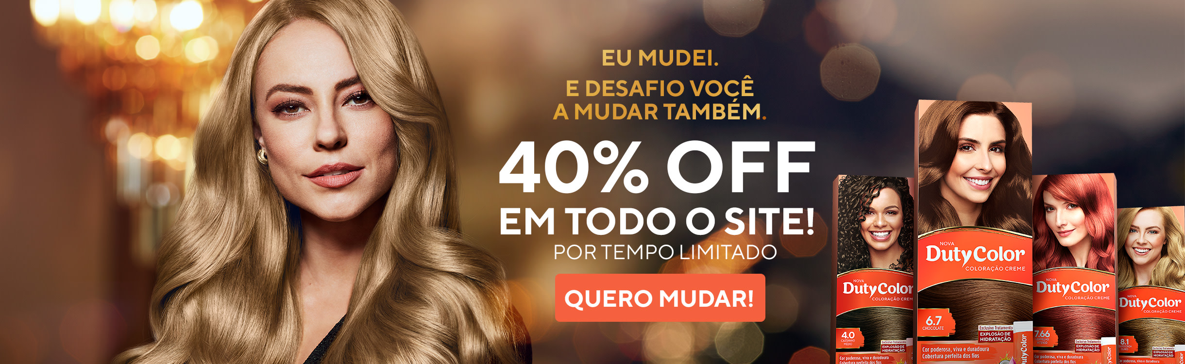Kits de tinta de cabelo e tratamento
