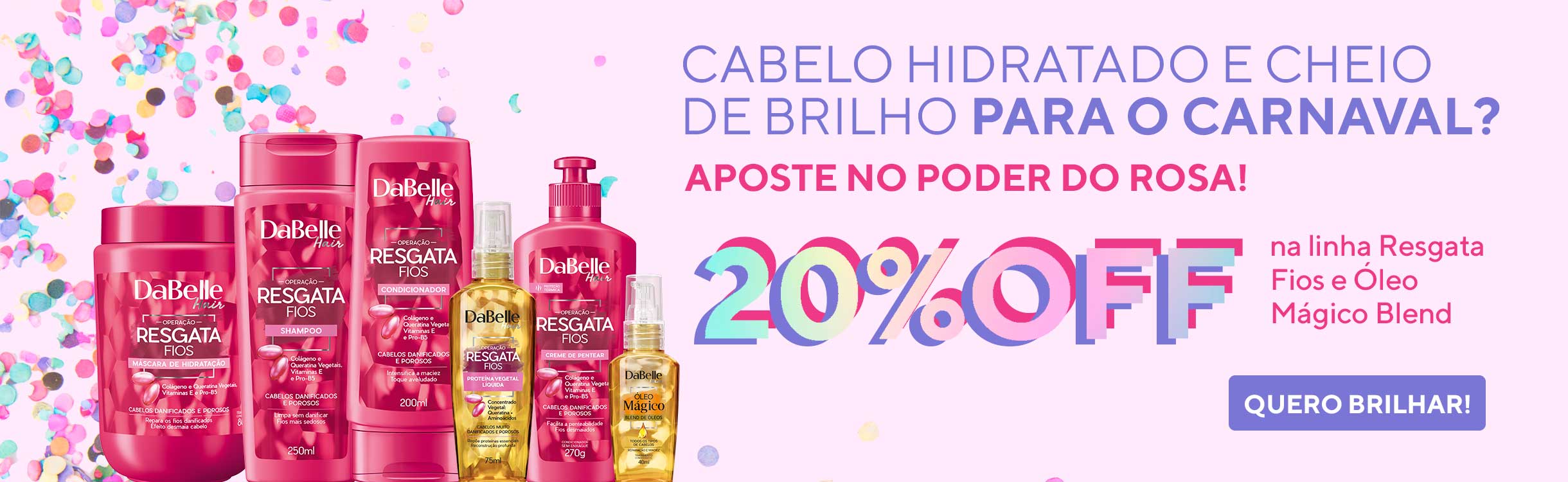 Tratamento para todos os tipos de cabelo