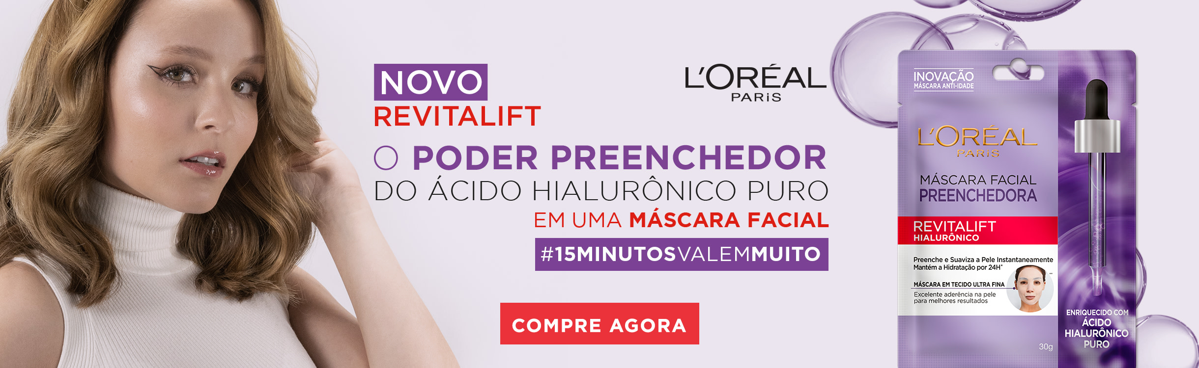Cuidados para pele com L'oreal Paris