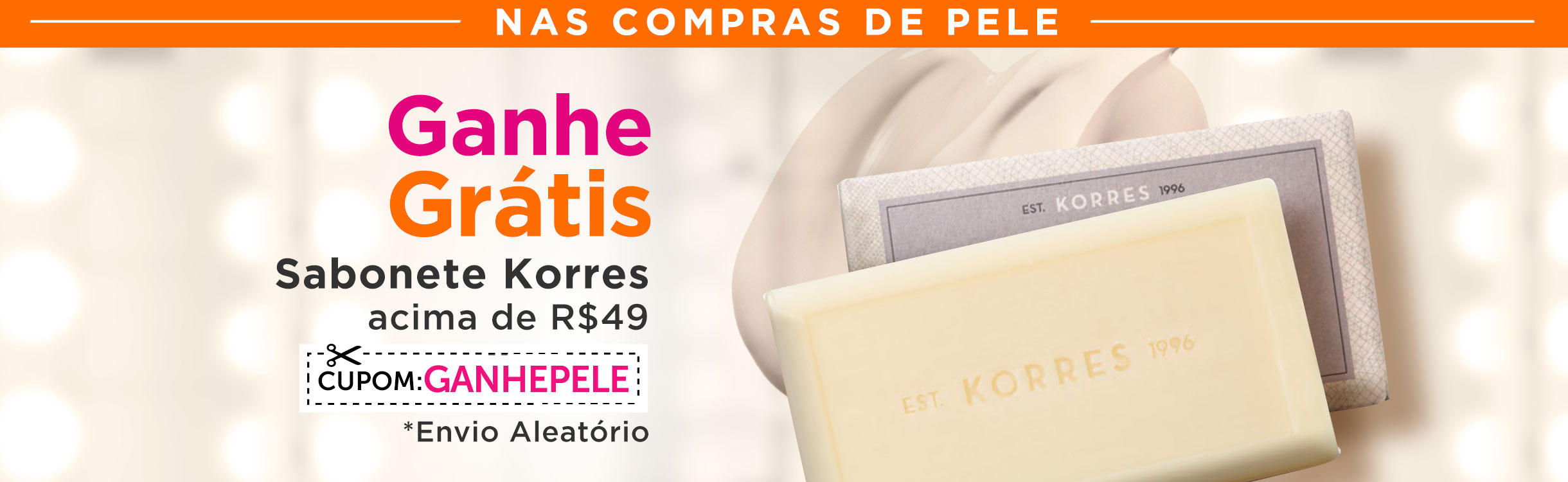 Ganhe Grátis Sabonete Korres!