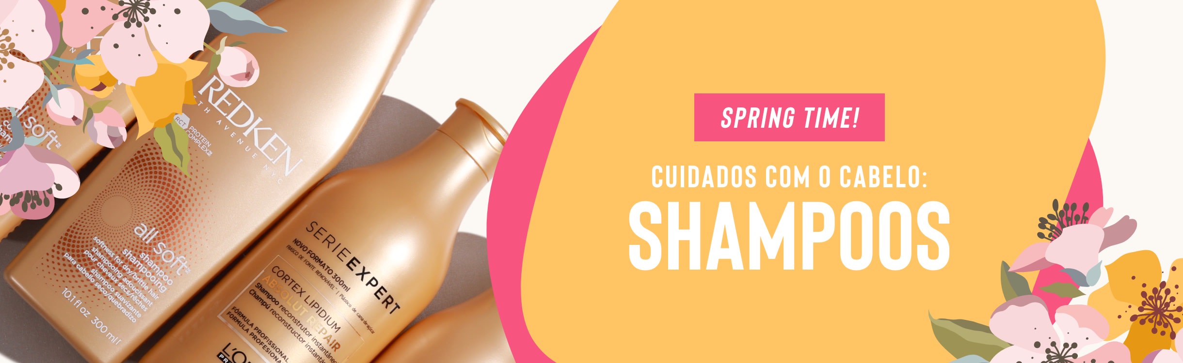Spring Time: Shampoos para Cabelos com queda
