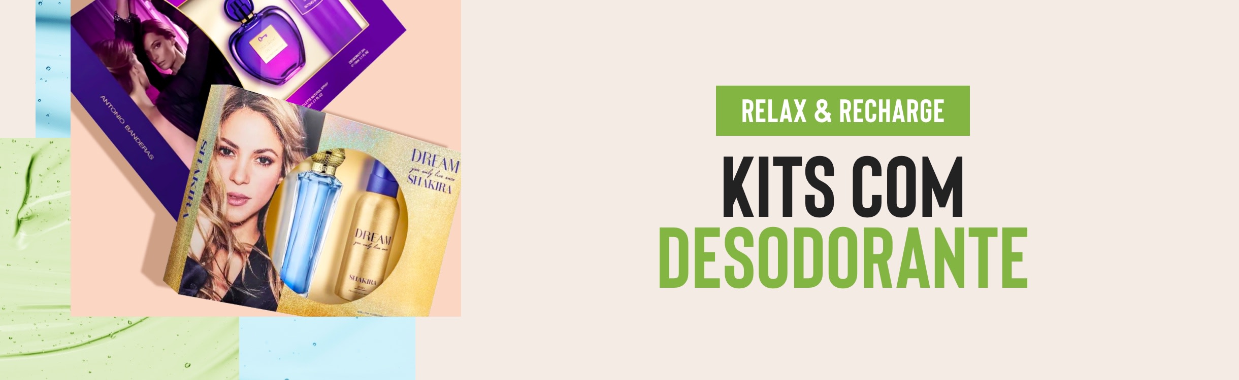 Kits com desodorante