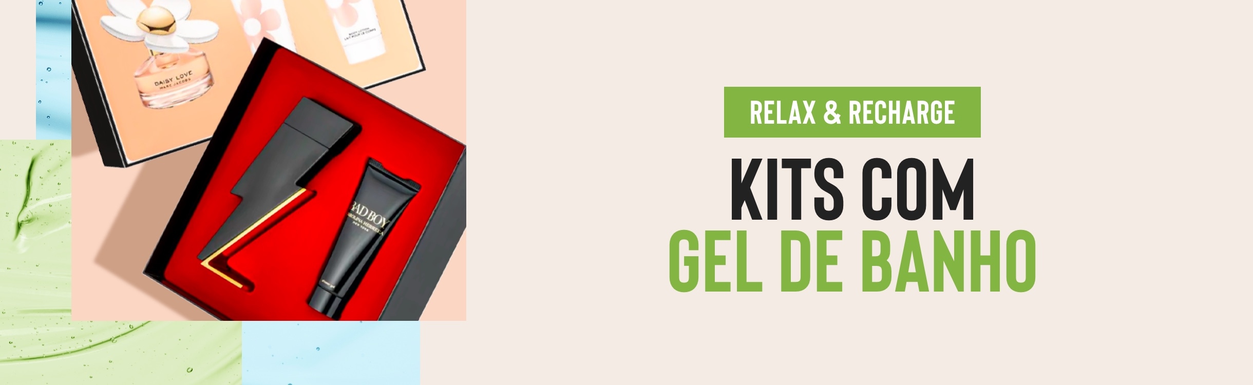 Kits com gel de banho