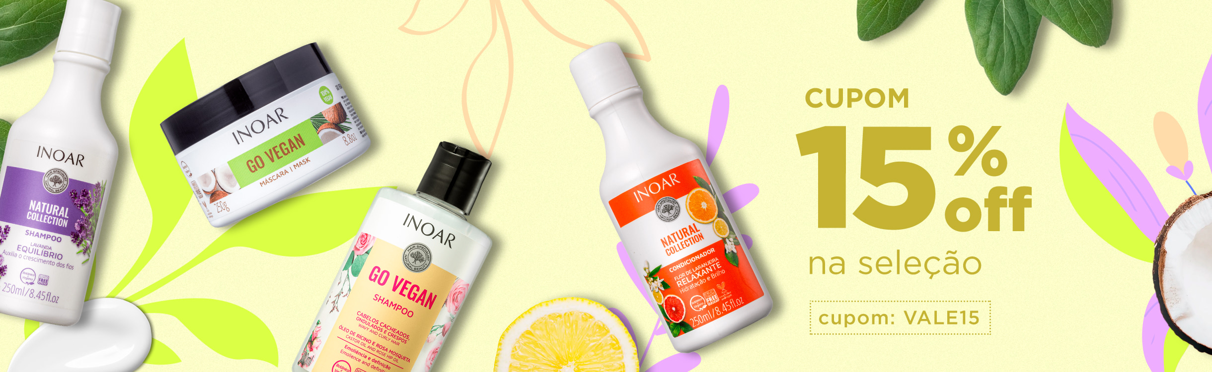 Produtos Inoar com 15%Off Extra
