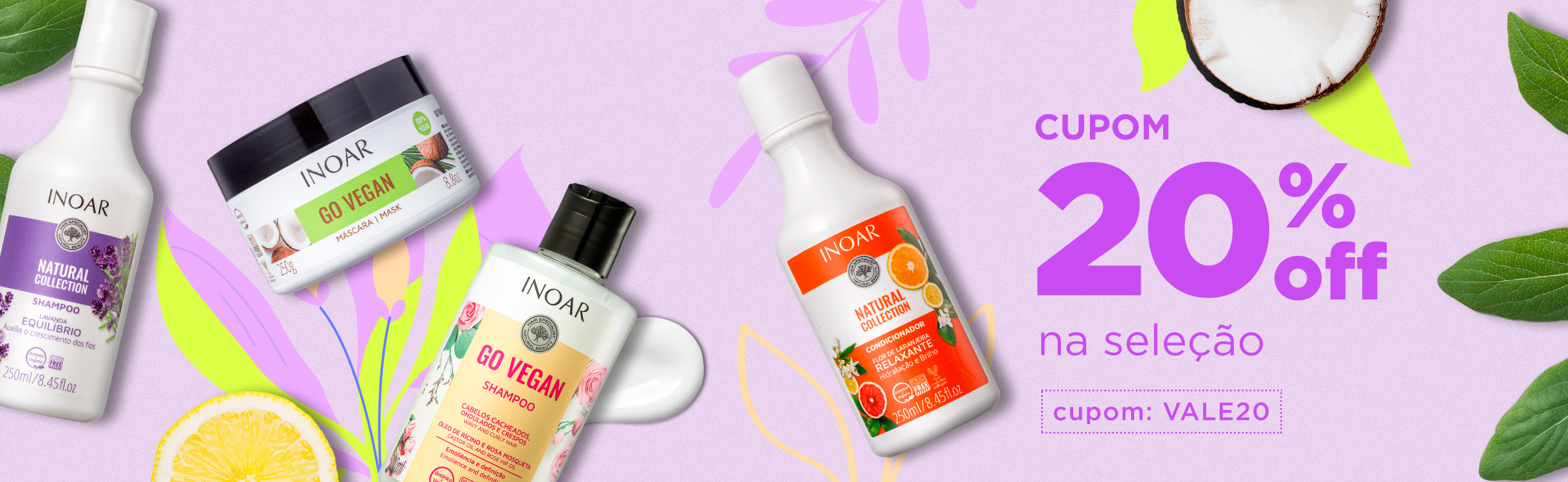 Produtos Inoar com 20%Off Extra