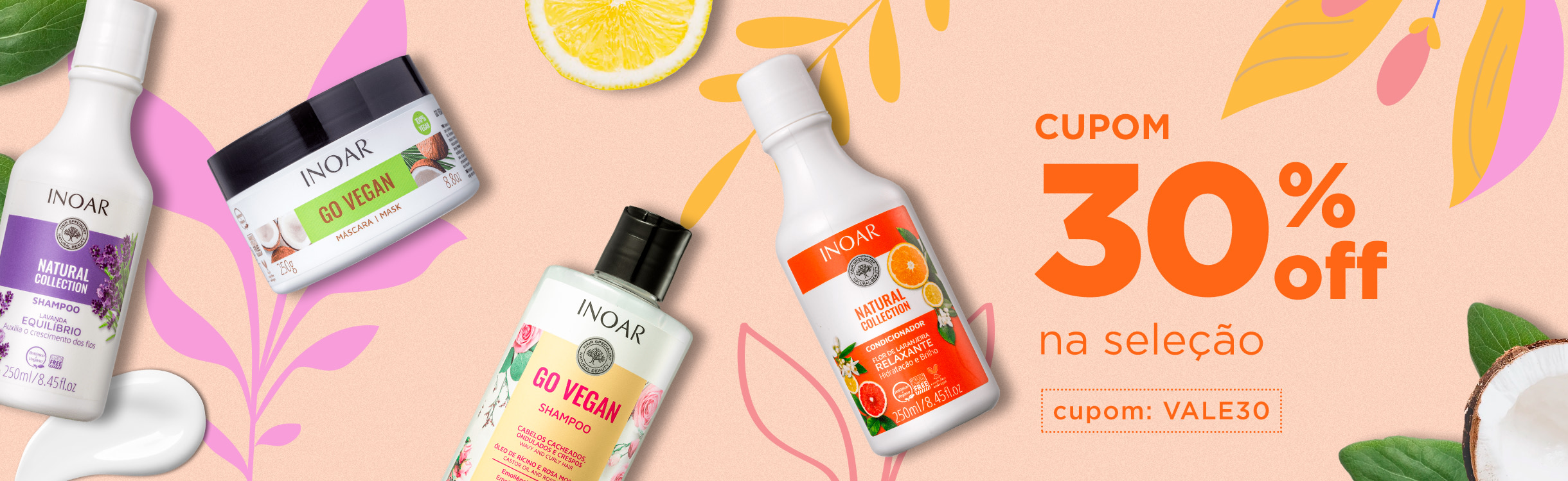Produtos Inoar com 30%Off Extra