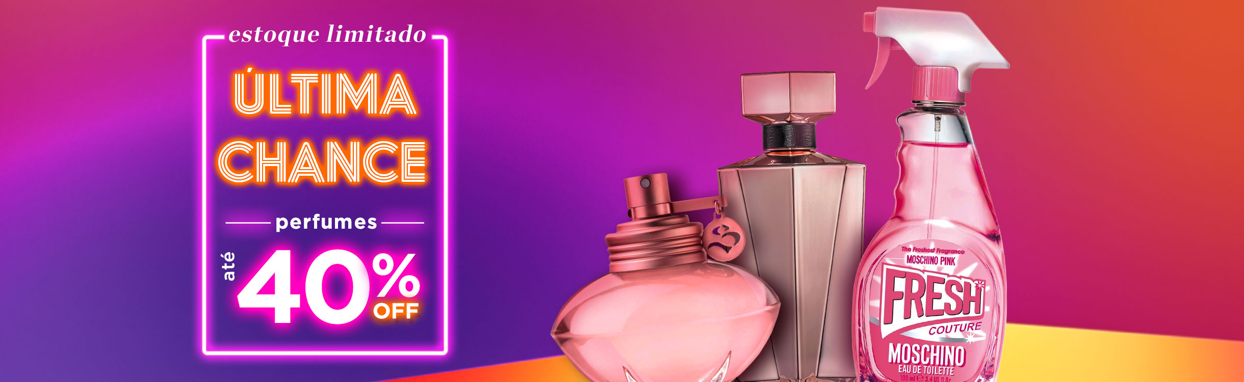 Última Chance | Seleção de Descontos em Perfumes com Estoque Limitado