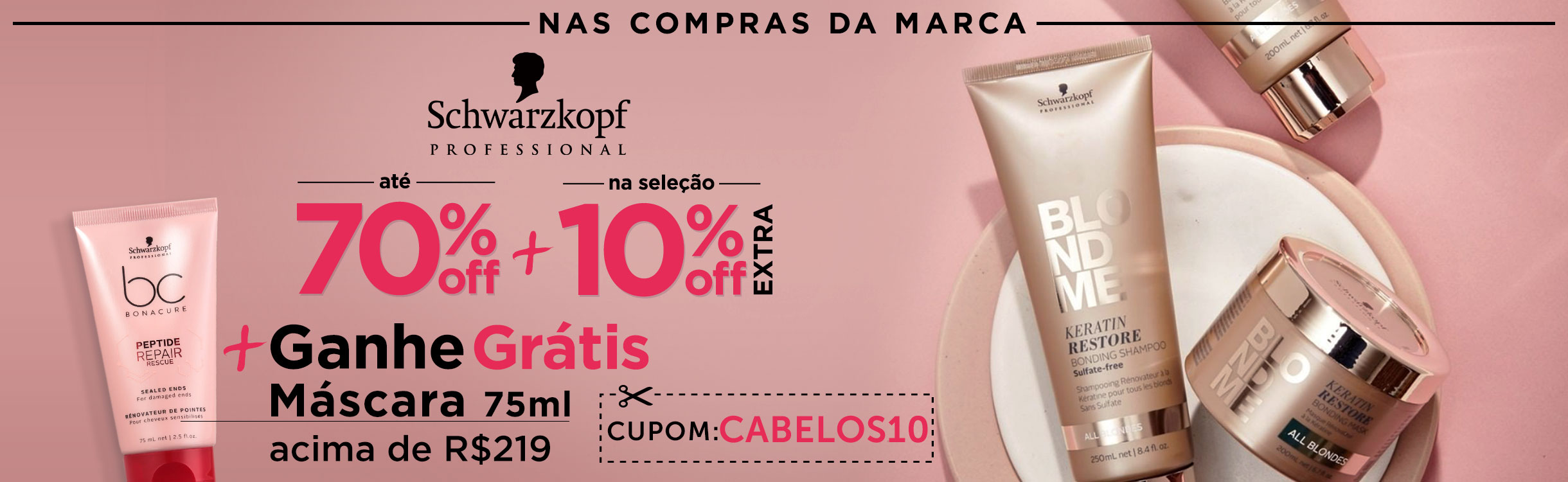 Especial | Schwarzkopf com 10% extra