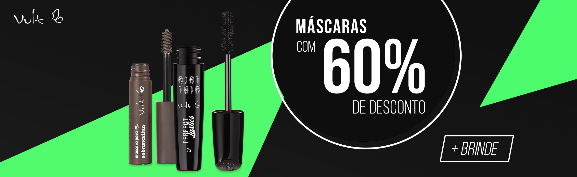 Máscaras com 60% de Desconto