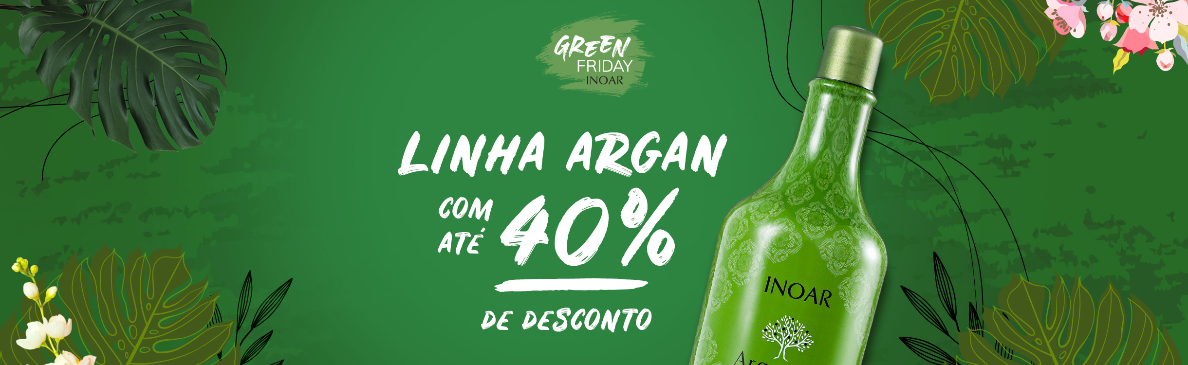 Linha Argan com até 40% de Desconto