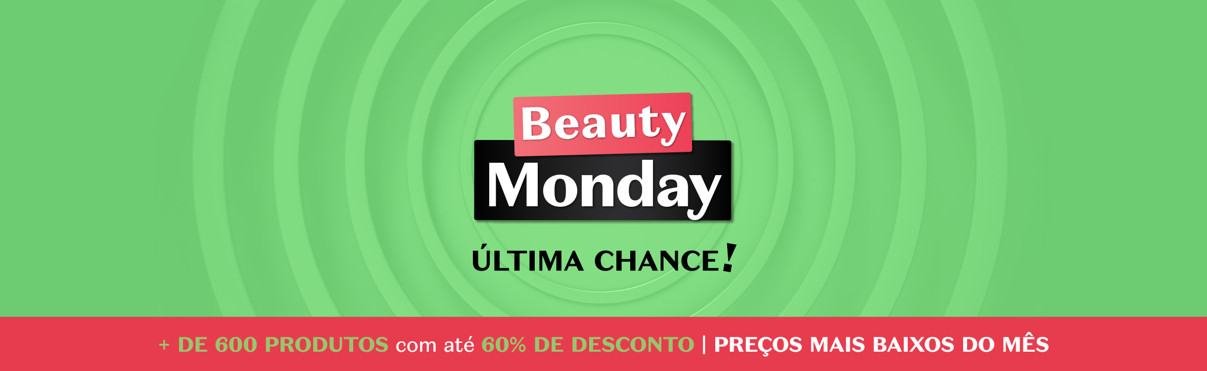 Maquiagem para os olhos em oferta é na Beauty Beauty Monday! Último dia!