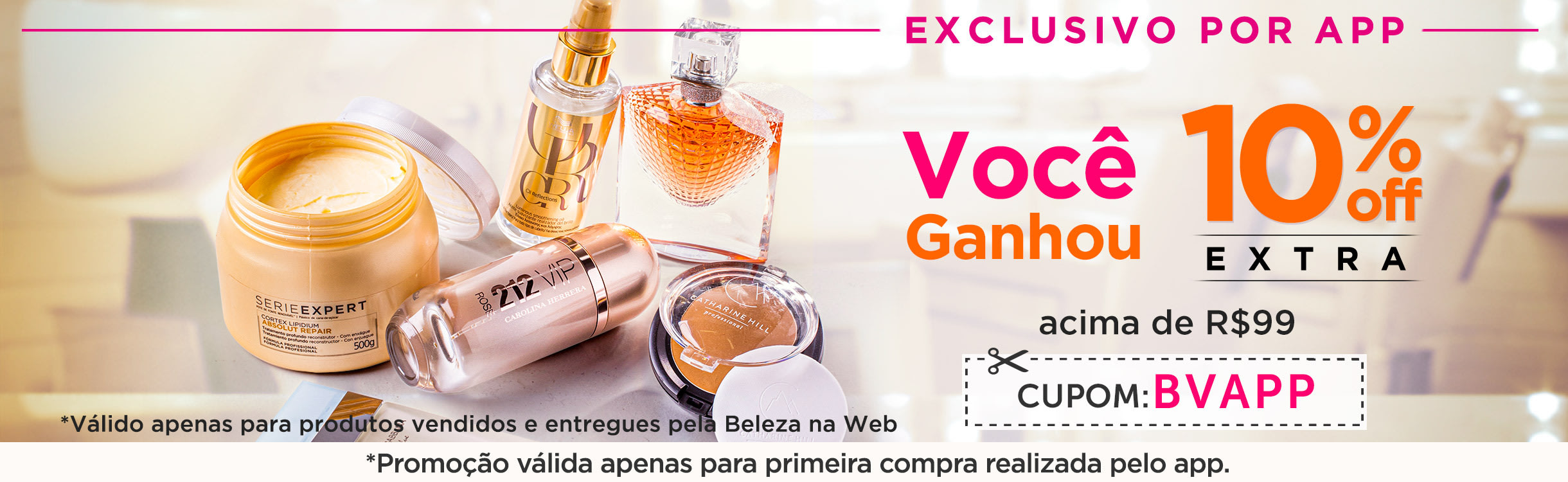 Primeira compra no App