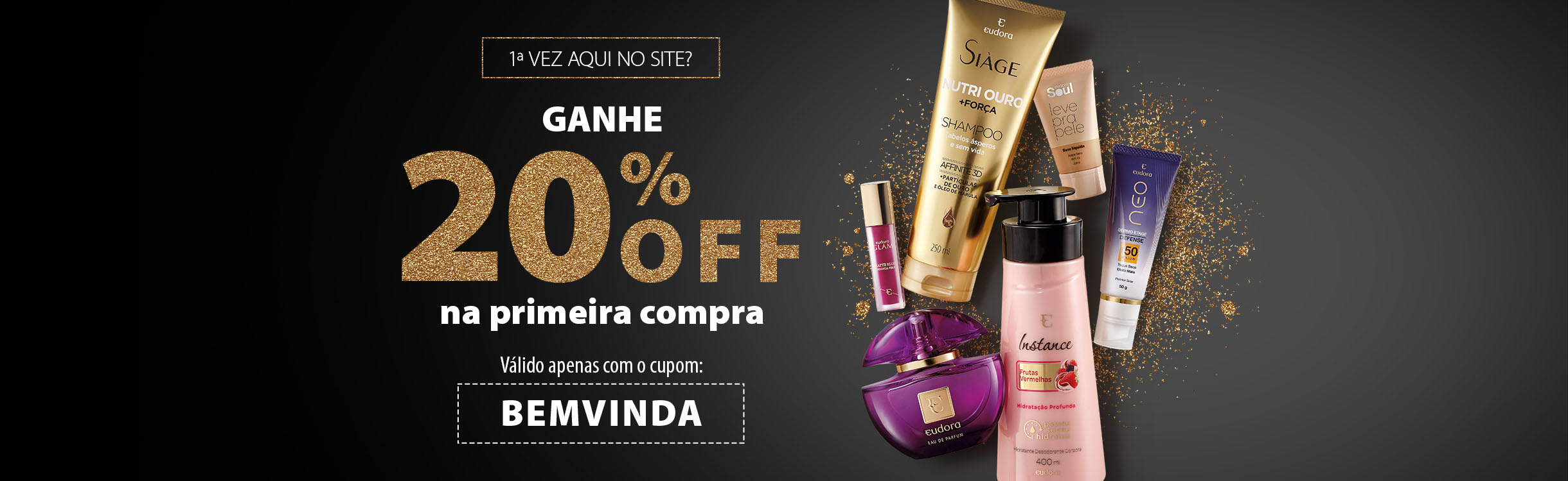 Desconto de primeira compra