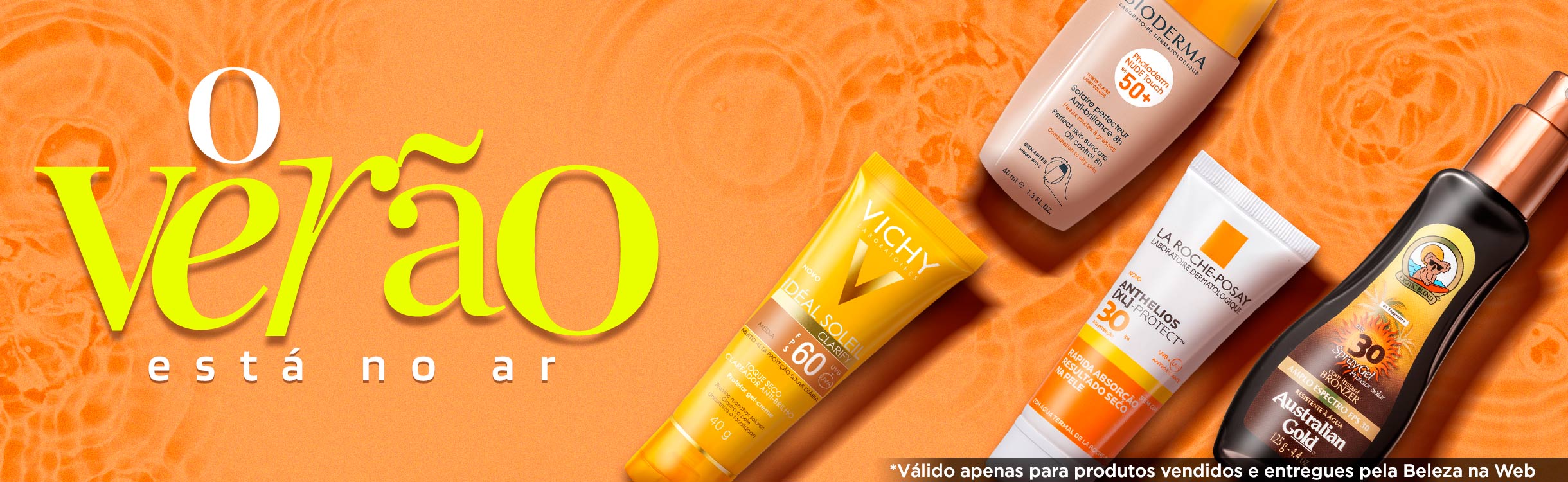 O verão está no ar!