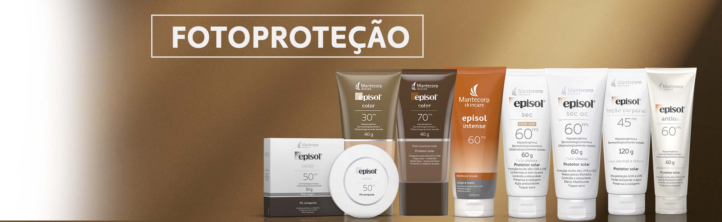 Protetor Solar e Bronzeamento Mantecorp