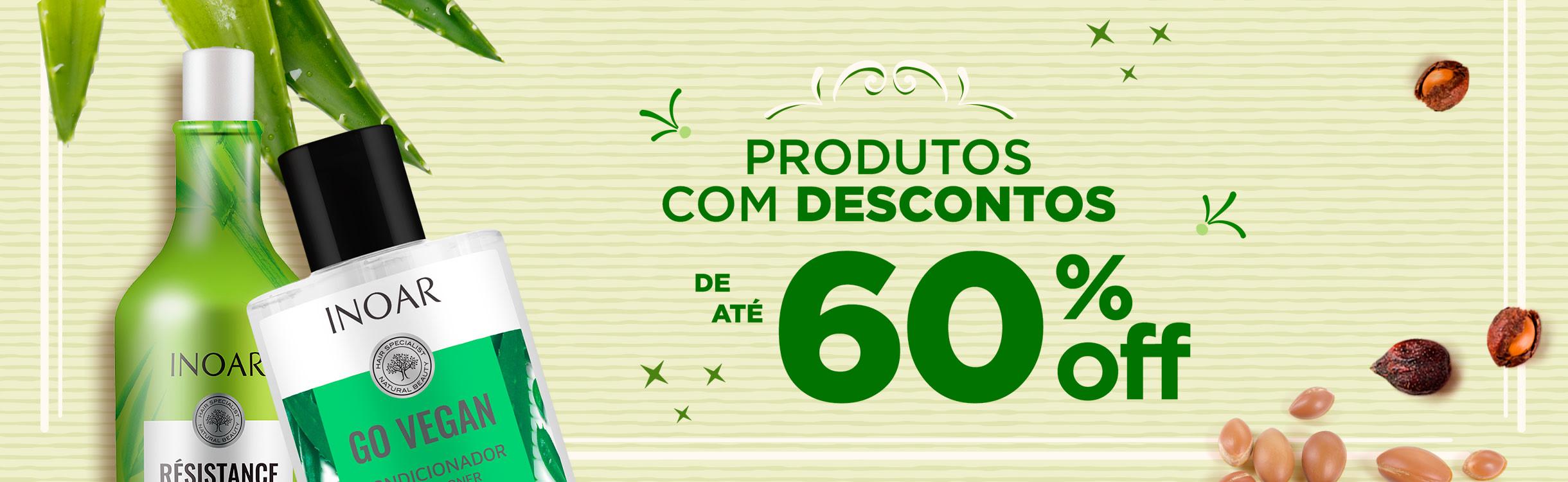 Descontos de até 60%OFF