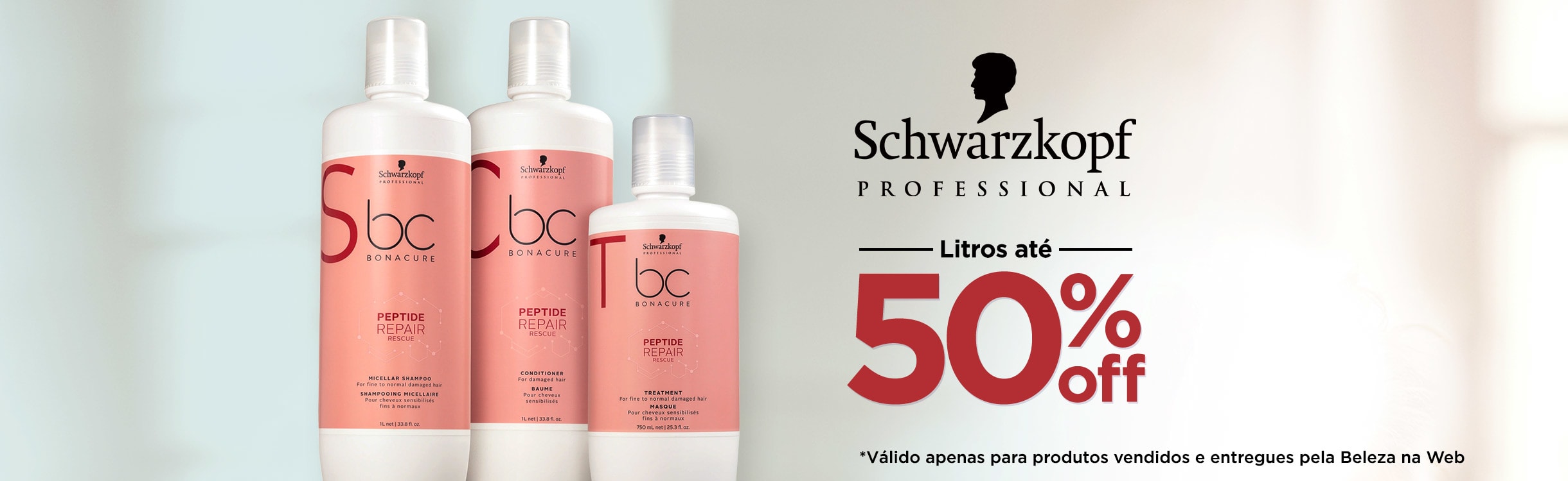 Litros de Economia Schwarzkopf Professional até 50% OFF