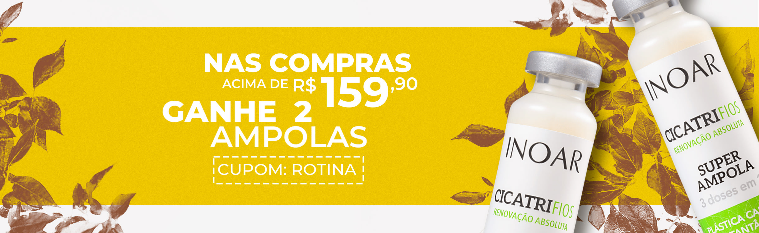 Ganhe 2 ampolas para cuidas dos seus cabelos no verão
