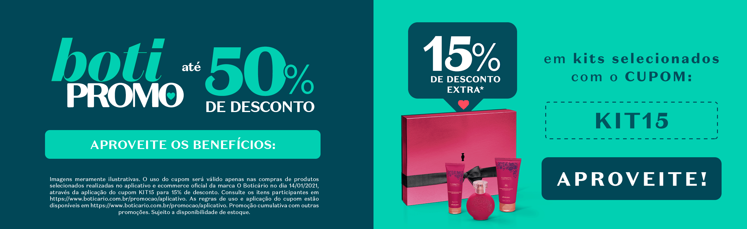 15% Extra em Kits