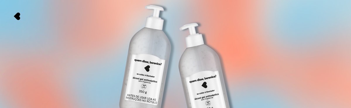 Álcool em gel e cuidados pessoais