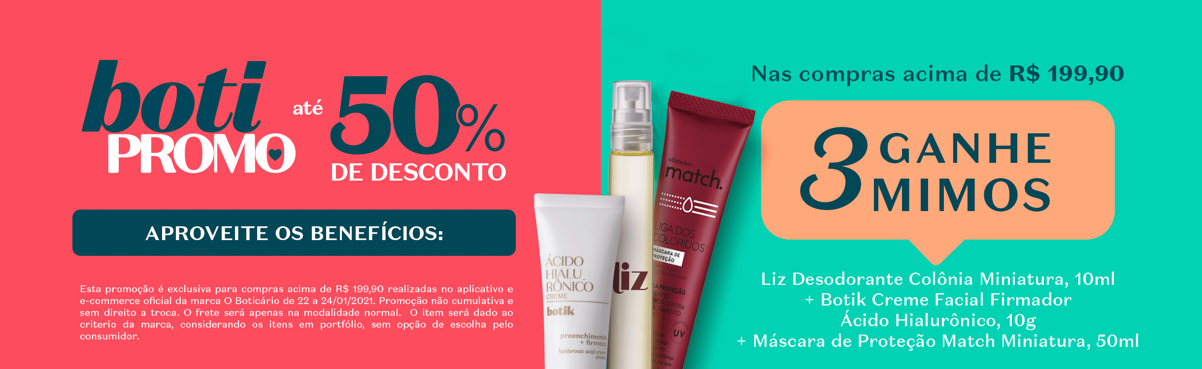 Boti Promo - Cuidados com a pele