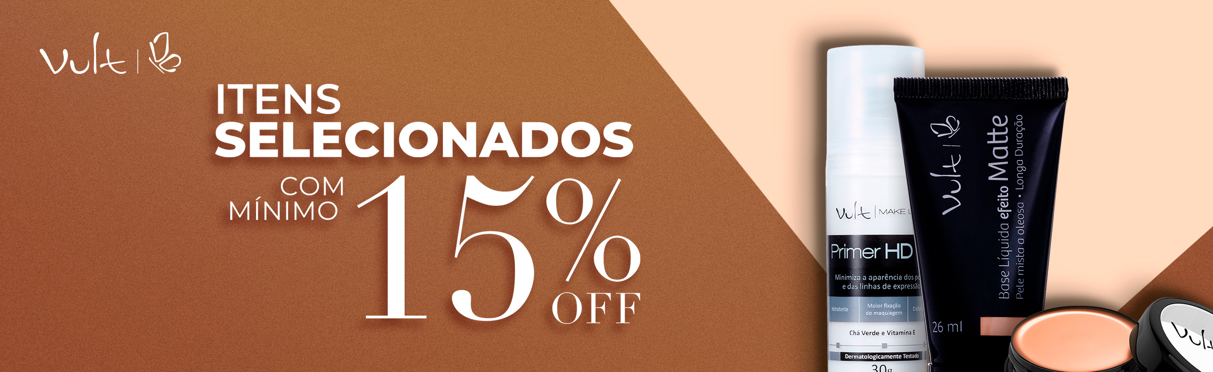 Seleção com mínimo 15%OFF