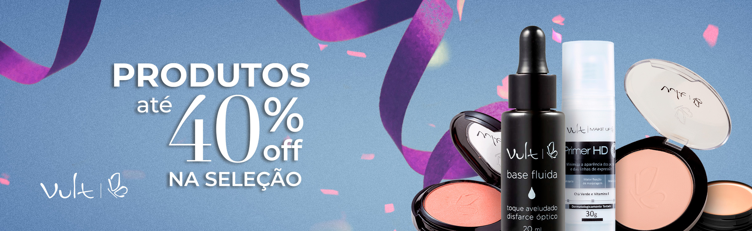 Seleção com até 40%OFF