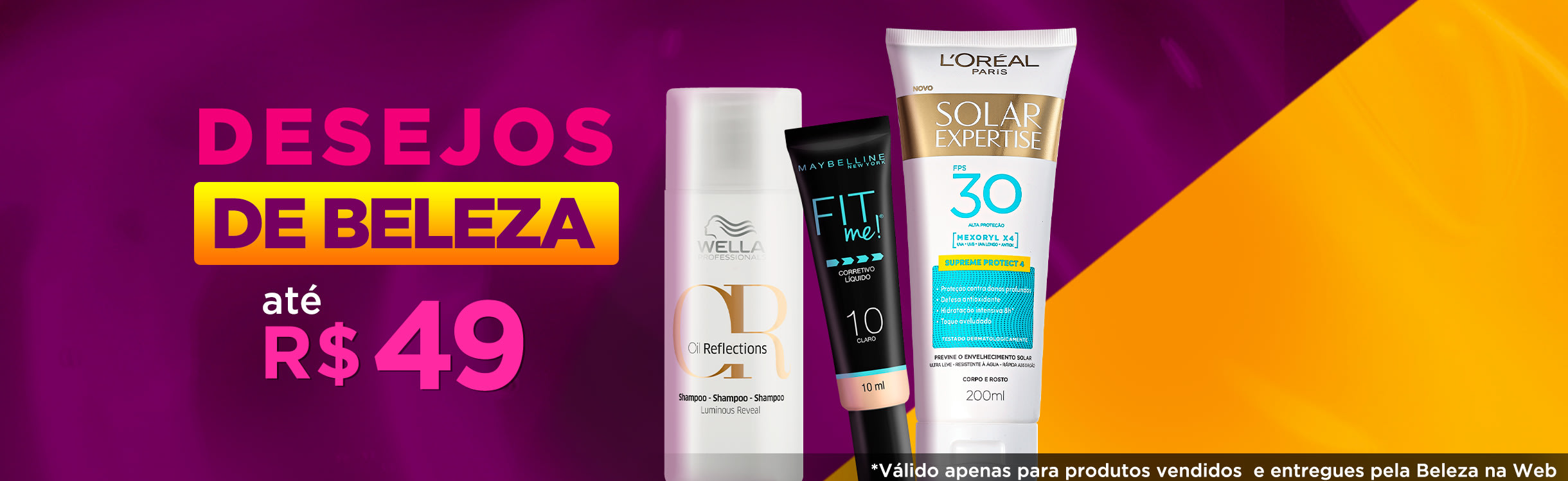 Escolha os itens essenciais até R$49