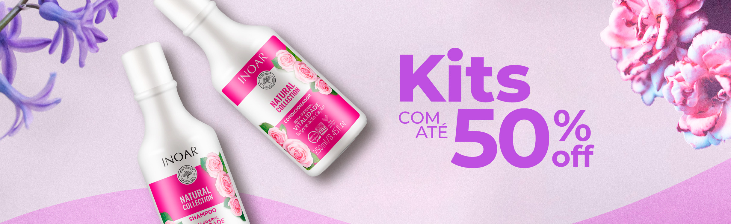 Kits com até 50% OFF