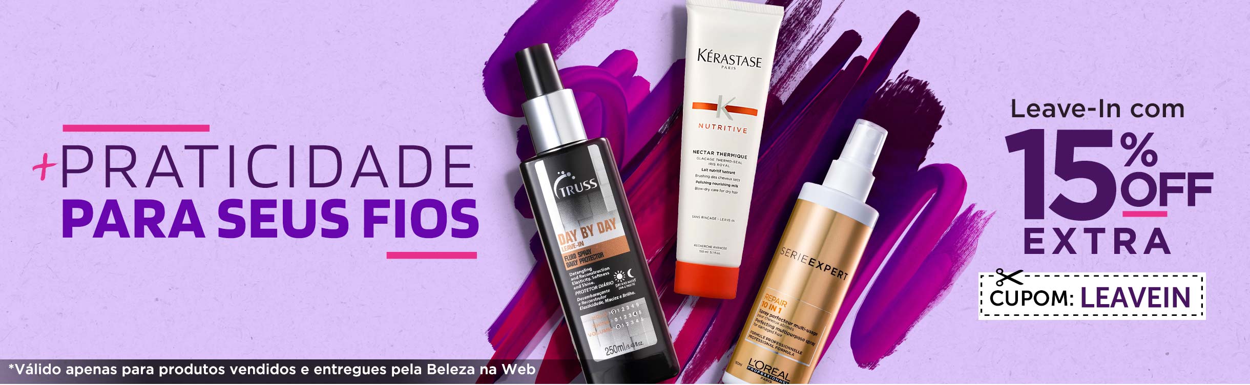 Cabelos | Leave-ins com 15% extra