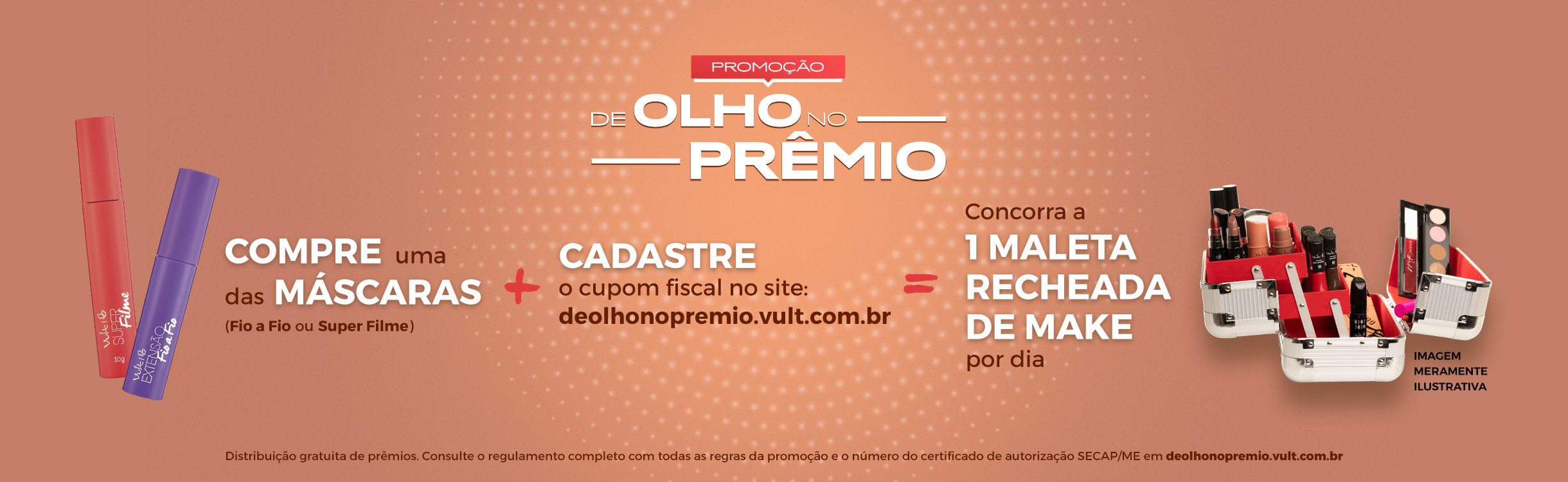 Lançamento: Máscaras de Cílios Vult