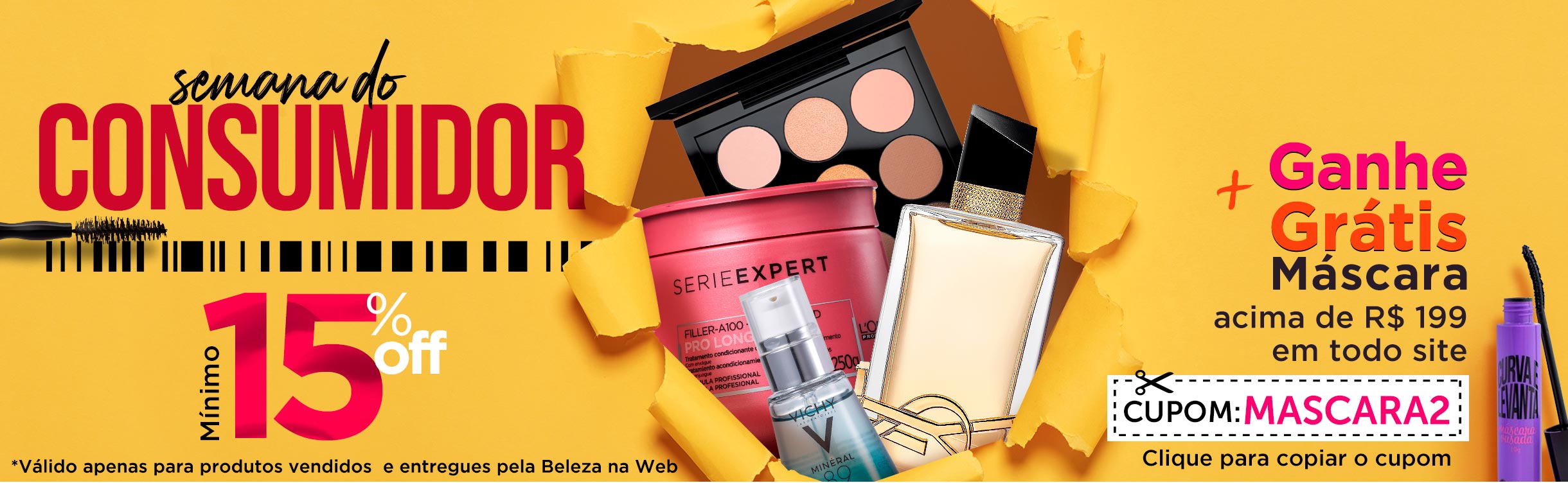 Todo o Site com no Mínimo 15% Off