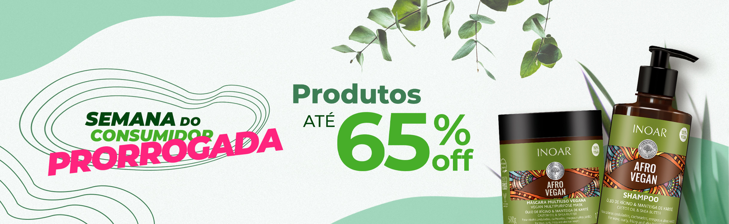 Produtos com até 65%OFF