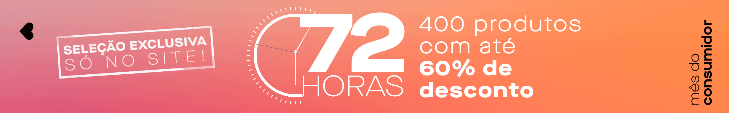 A linha mais vendida com 40% de desconto!