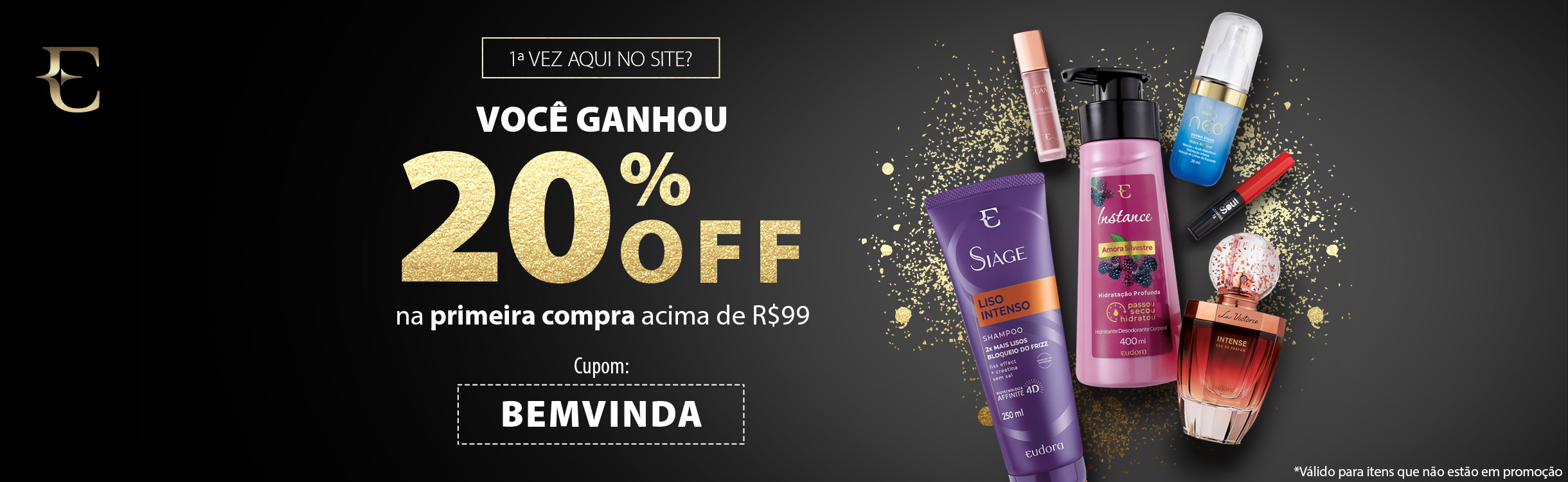 Desconto de primeira compra
