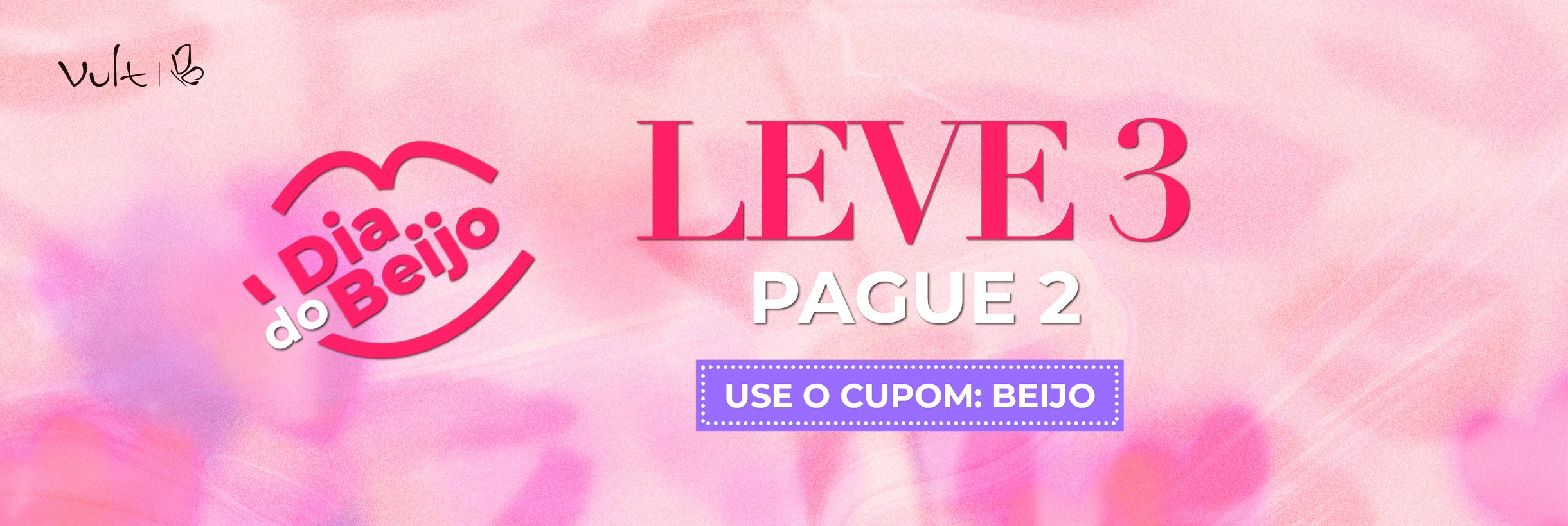 Dia do Beijo: Leve 3, Pague 2
