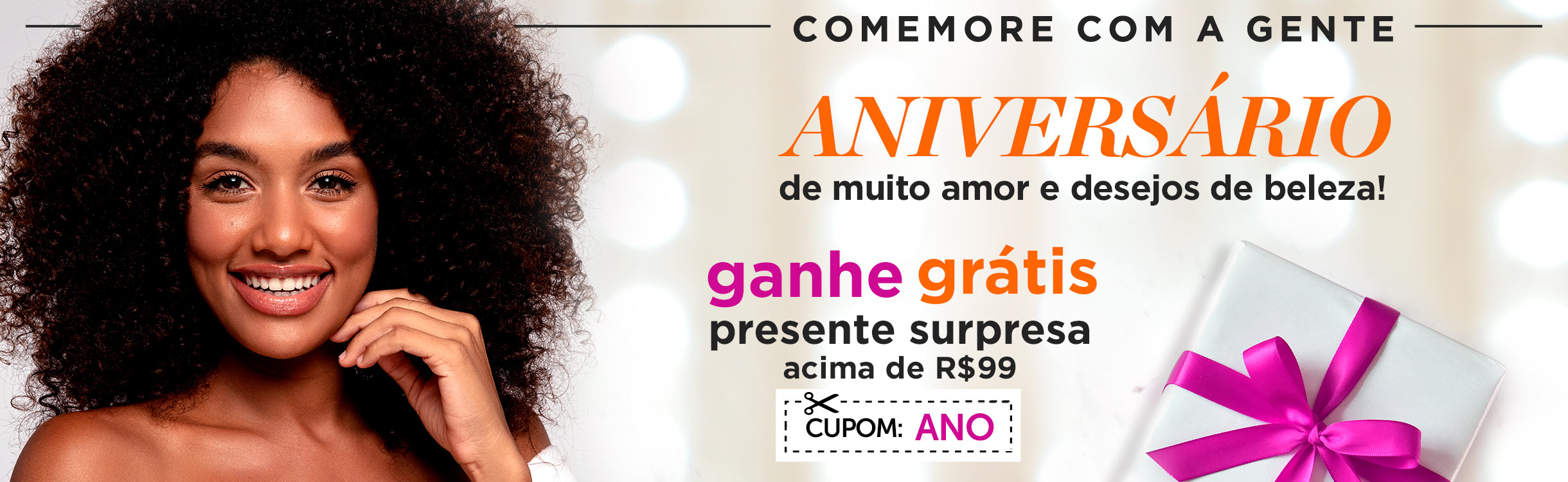 Aniversário de amor e desejos de beleza!