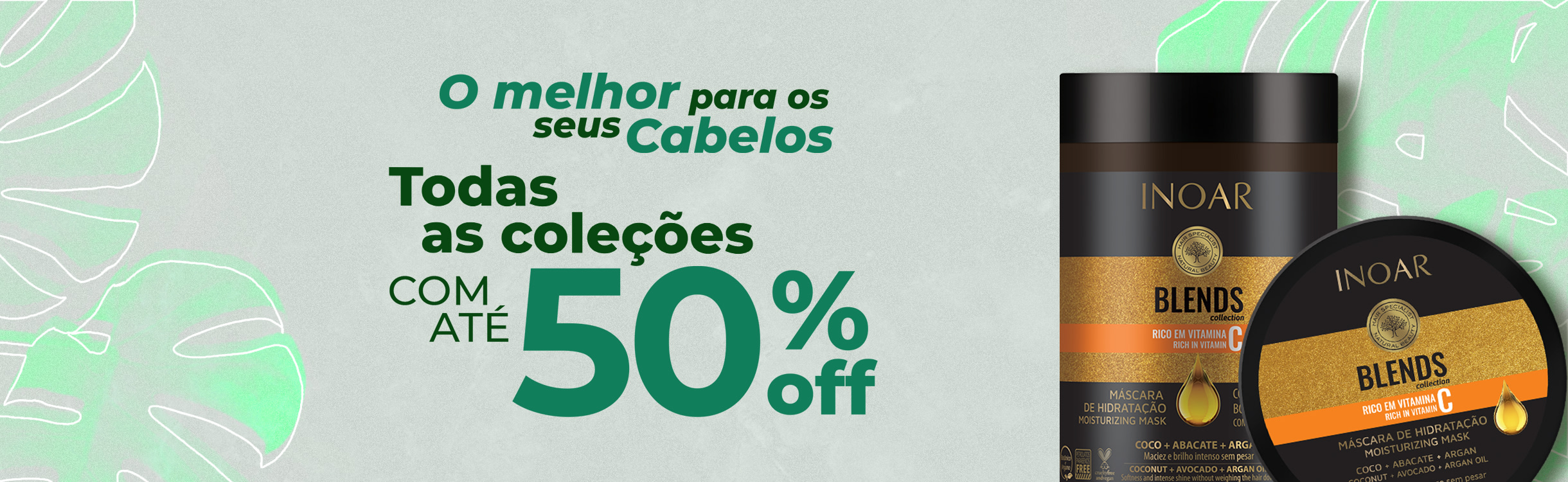 Todas as coleções com até 50% OFF