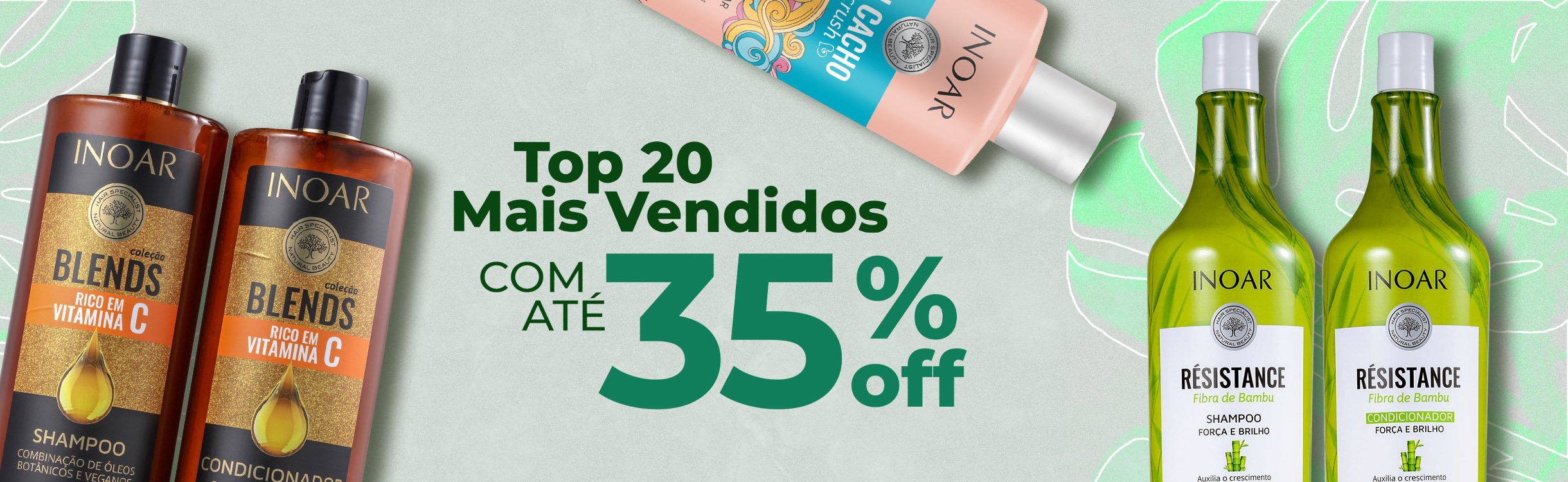 Top 20 Mais Vendidos com até 35%OFF