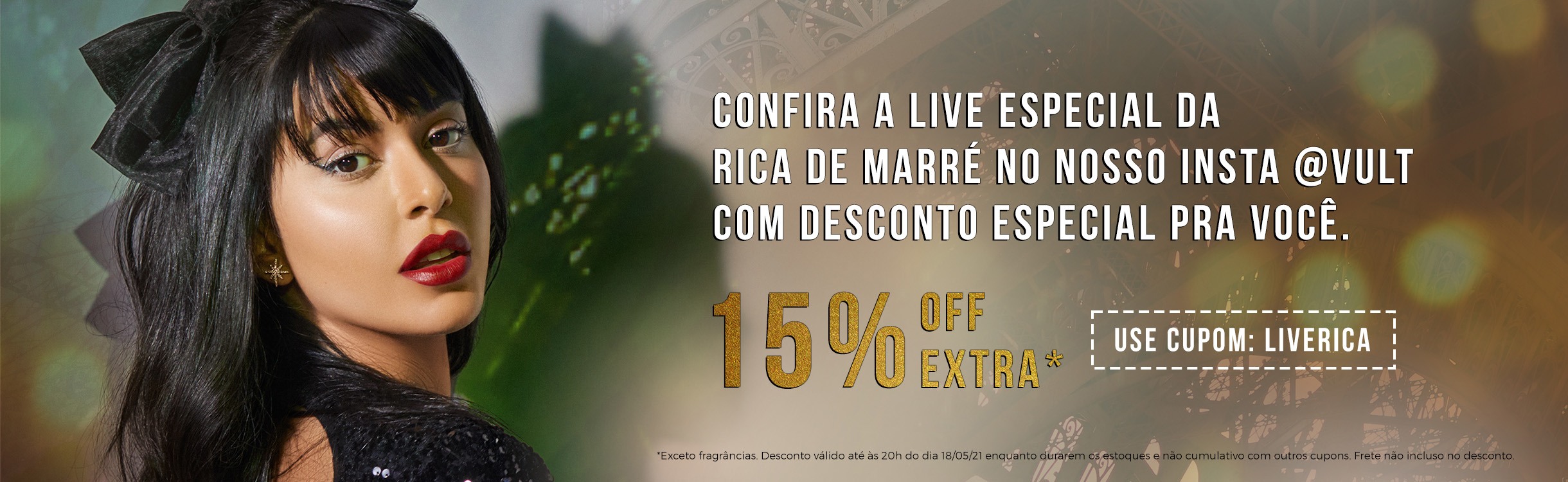 Live Rica de Marré hoje às 20hrs!