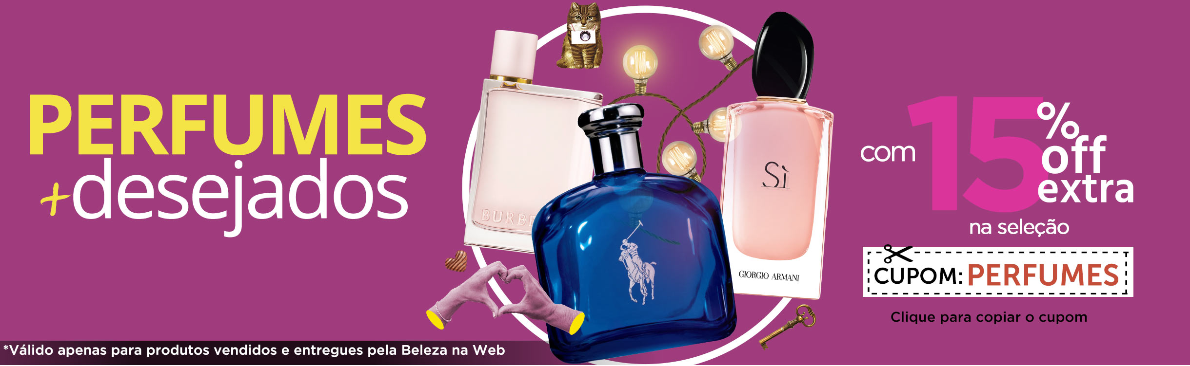 Perfumes e Perfumaria com 15% Extra