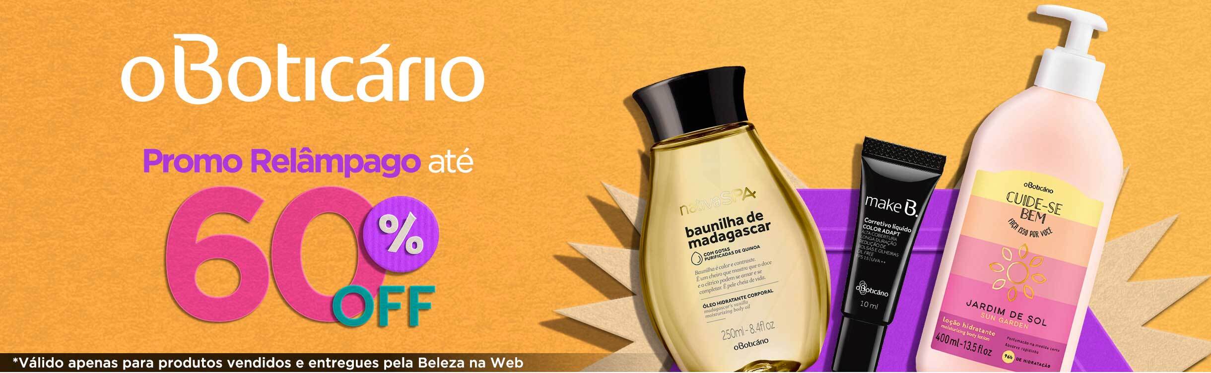 Promo Relâmpago O Boticário