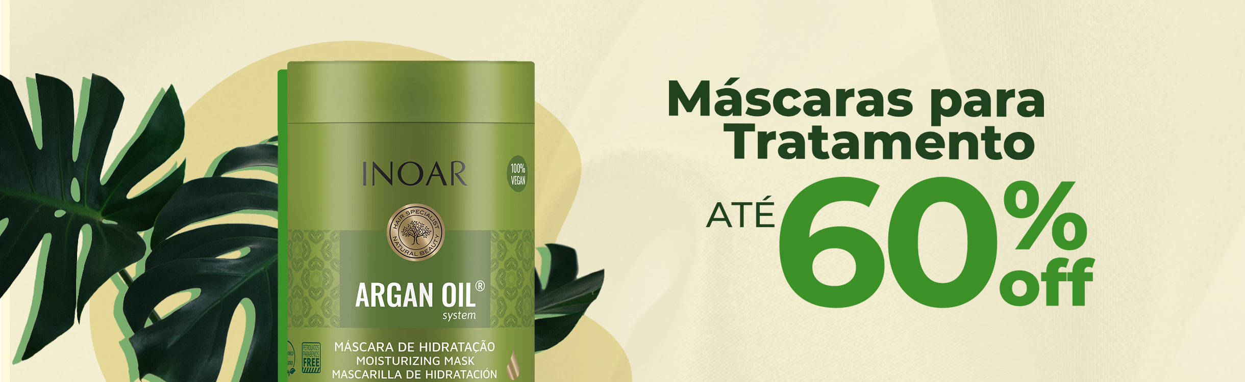 Máscaras com até 60%OFF