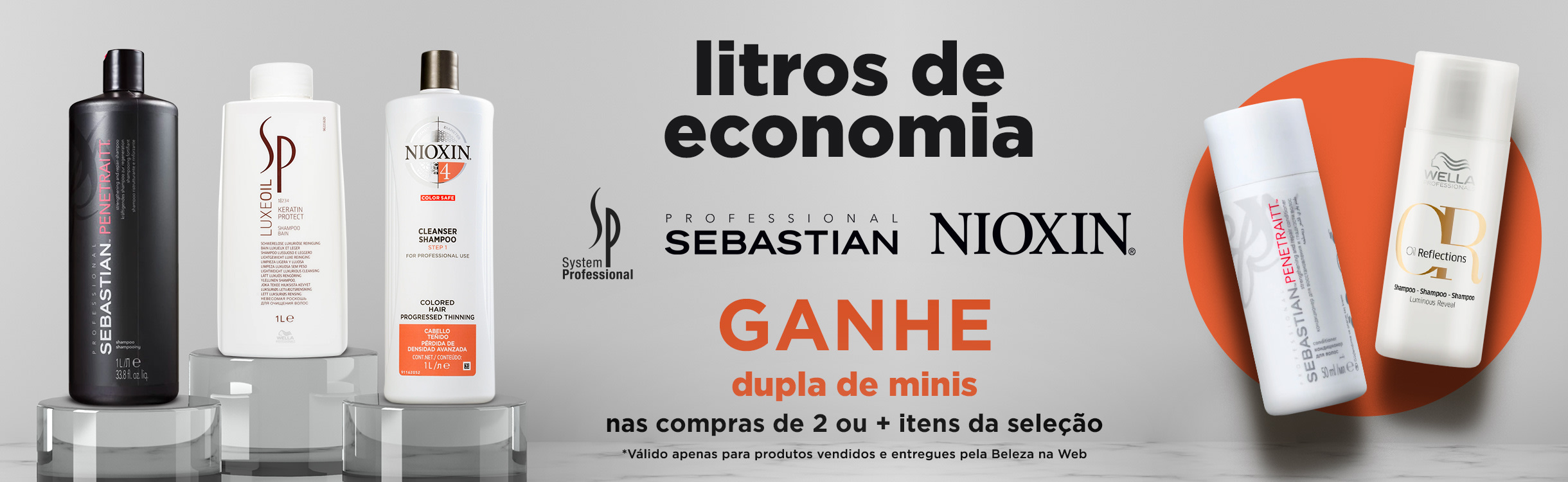 Litros de Economia + Ganhe 2 Minis