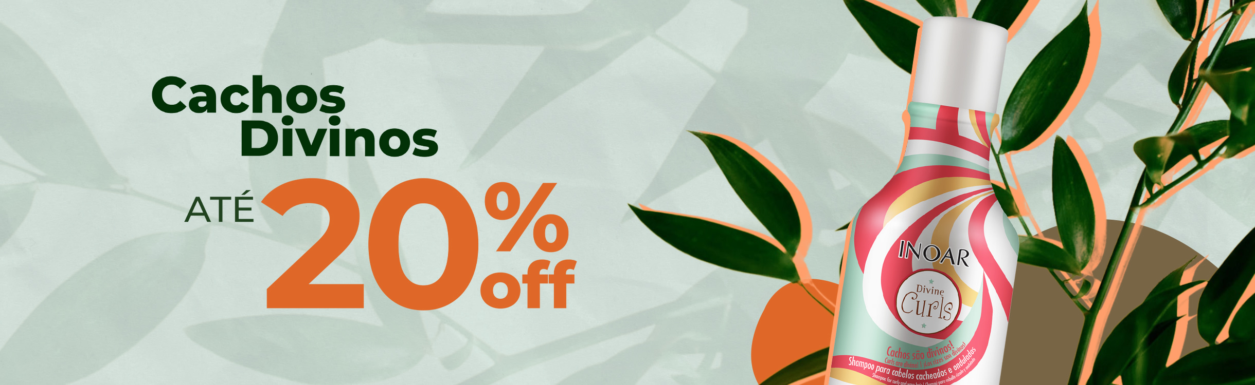 Cachos divinos até 20% OFF