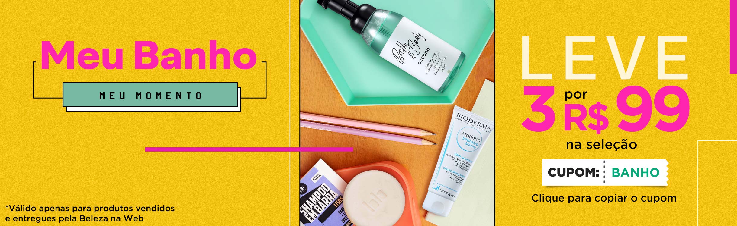 Hora do Banho com Produtos Relaxantes