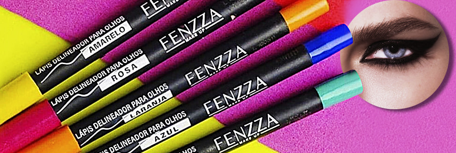 Delineador e Lápis de Olho Fenzza Makeup