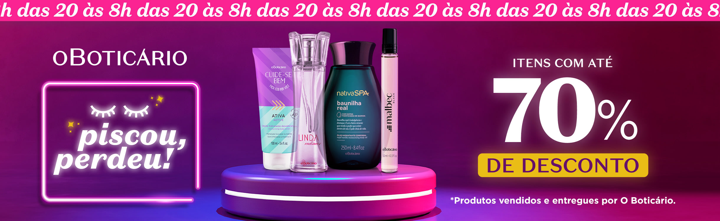 O Boticário - Piscou, Perdeu
