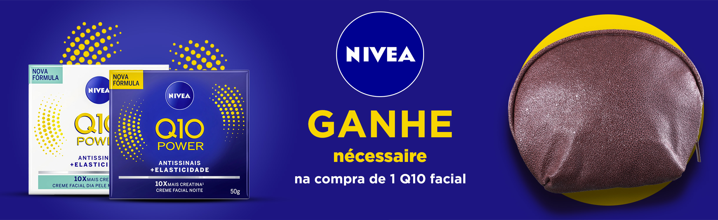 Nivea | Ganhe nécessaire na compra de 1 Q10